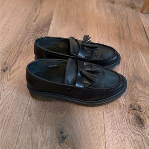 Dr. Martens Adrian Black Tassel Loafers